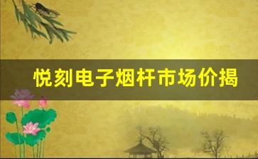 悦刻电子烟杆市场价揭秘，消费者最关心的价格是多少？