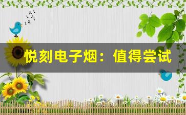 悦刻电子烟：值得尝试的替烟新选择吗？